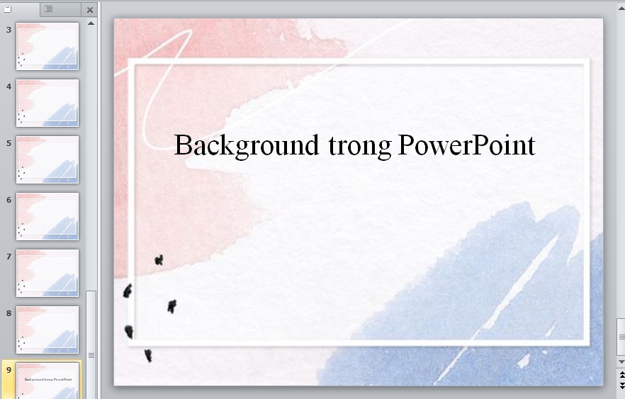 cach tao background trong powerpoint