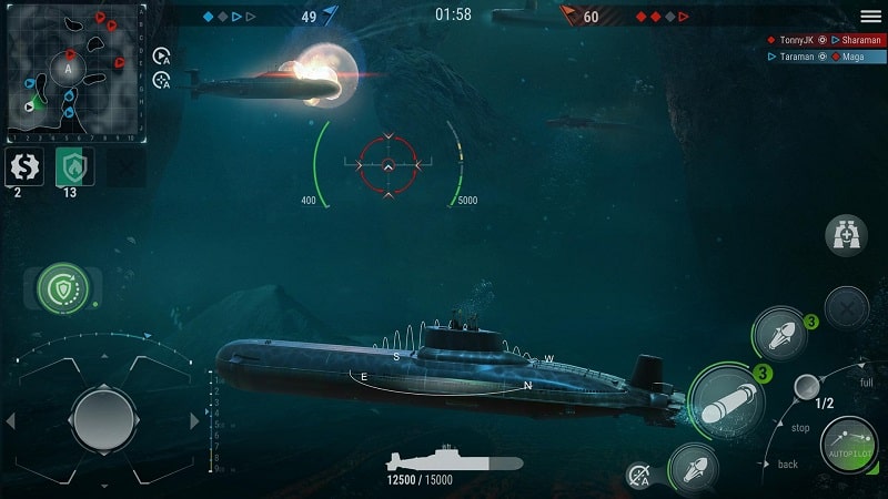 world of submarines mod apk